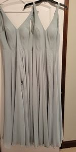 2 formal sage dresses